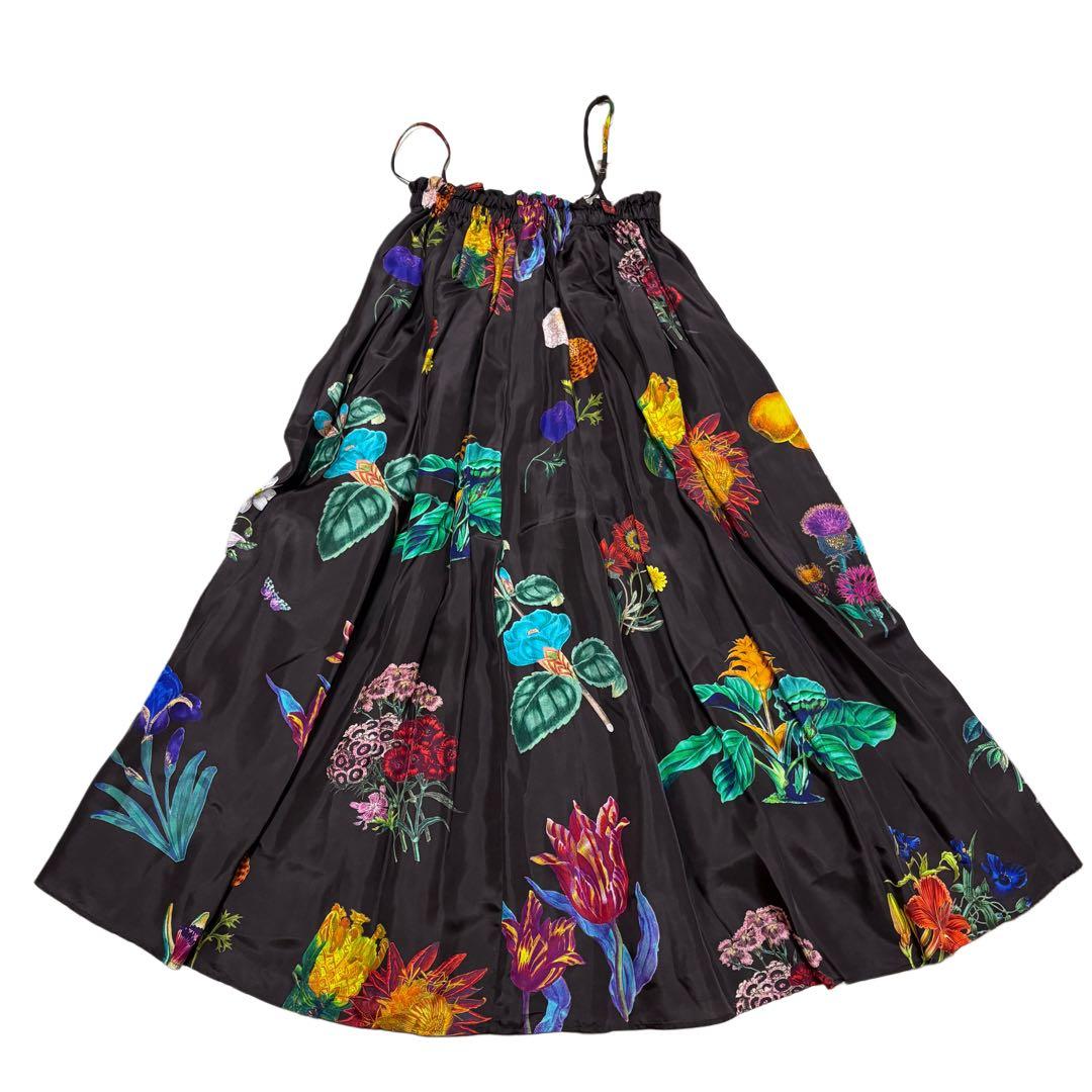 【極美品】CABaN IBIZA シルク プリント スカート トゥモローランド