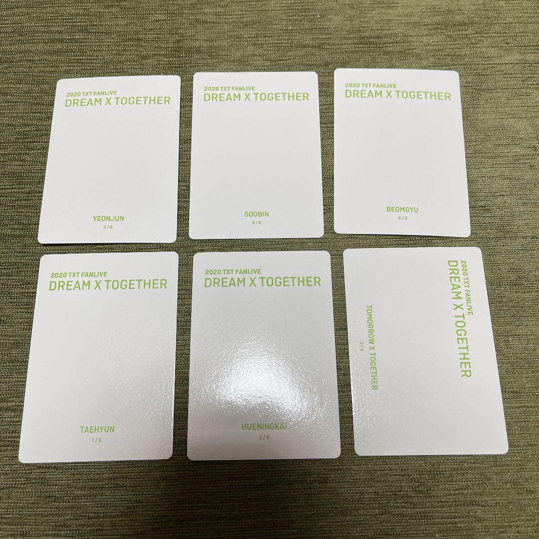 TXT DREAM X TOGETHER ファンライブ 2020 ミニフォト