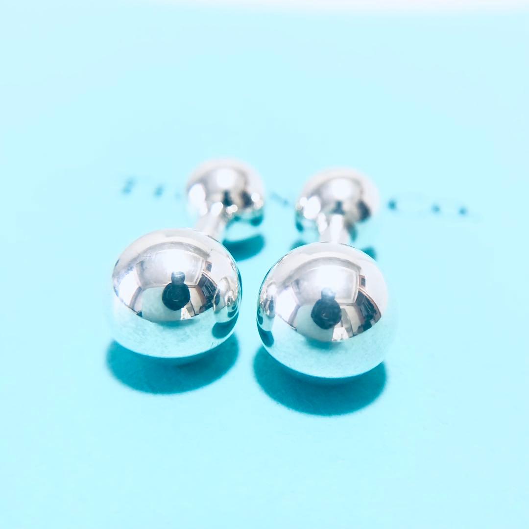 美品 TIFFANY ダンベル カフス カフリンクス J256002
