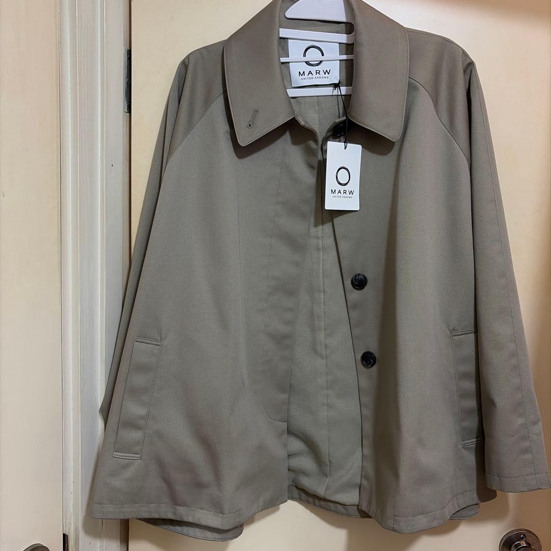 ⭐️新品タグ付＜MARW UNITED ARROWS>ステンカラー ミドルコート