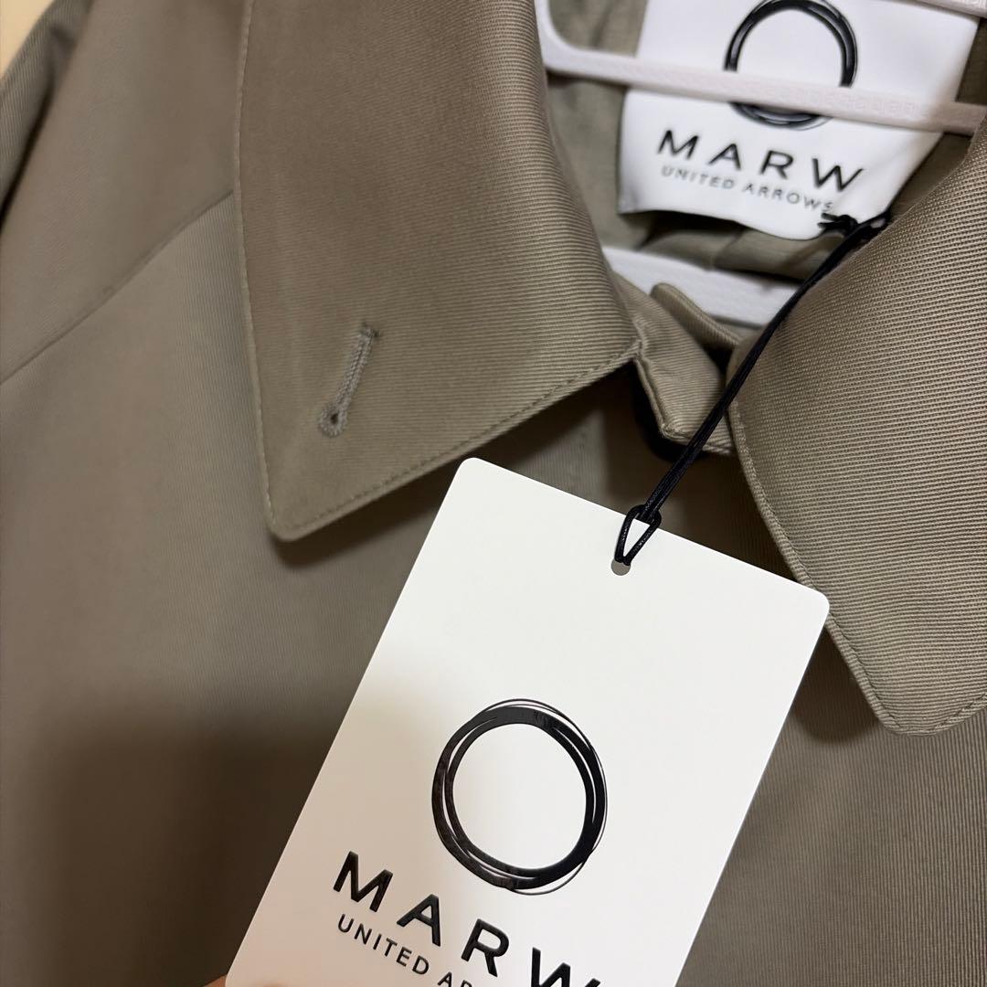 ⭐️新品タグ付＜MARW UNITED ARROWS>ステンカラー ミドルコート