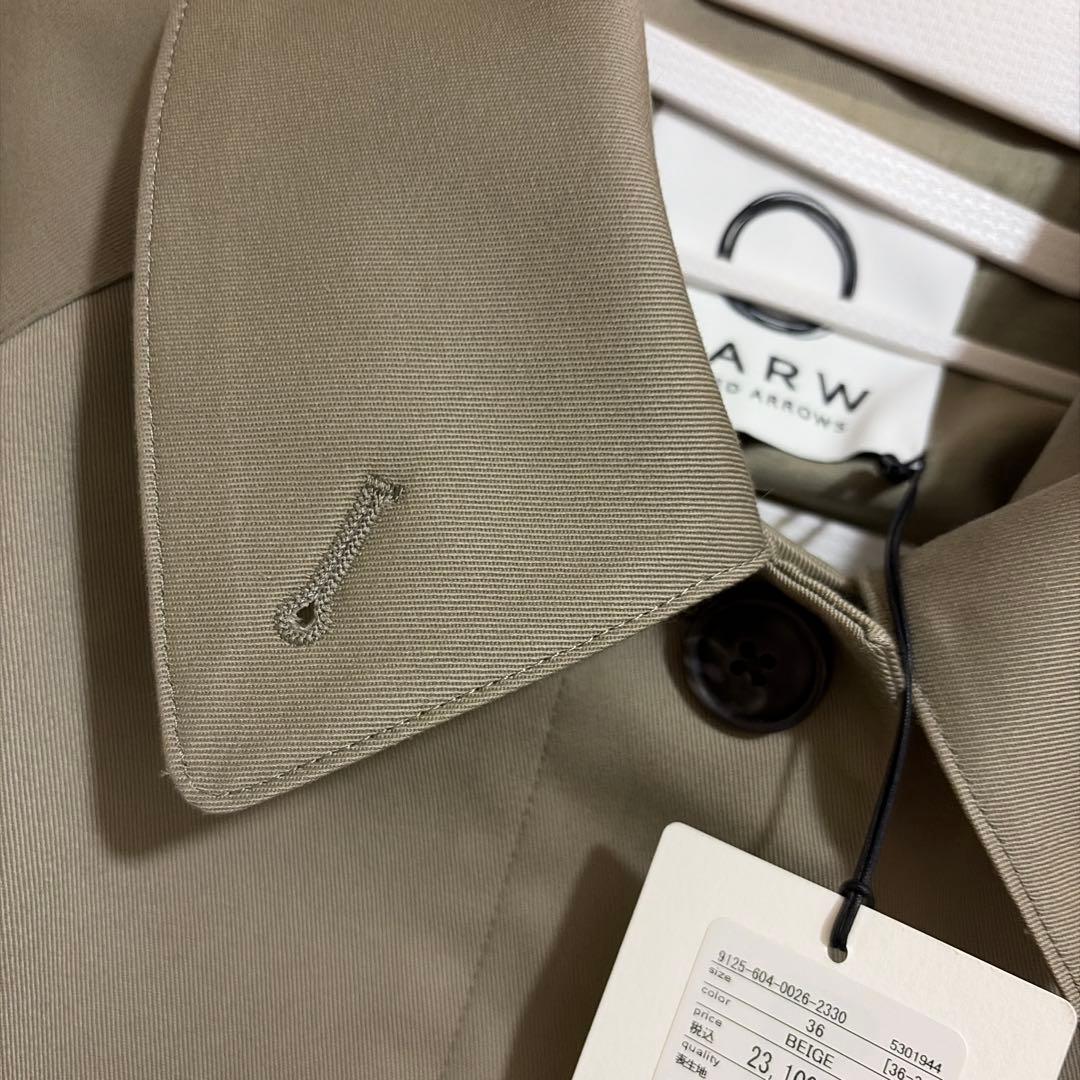 ⭐️新品タグ付＜MARW UNITED ARROWS>ステンカラー ミドルコート