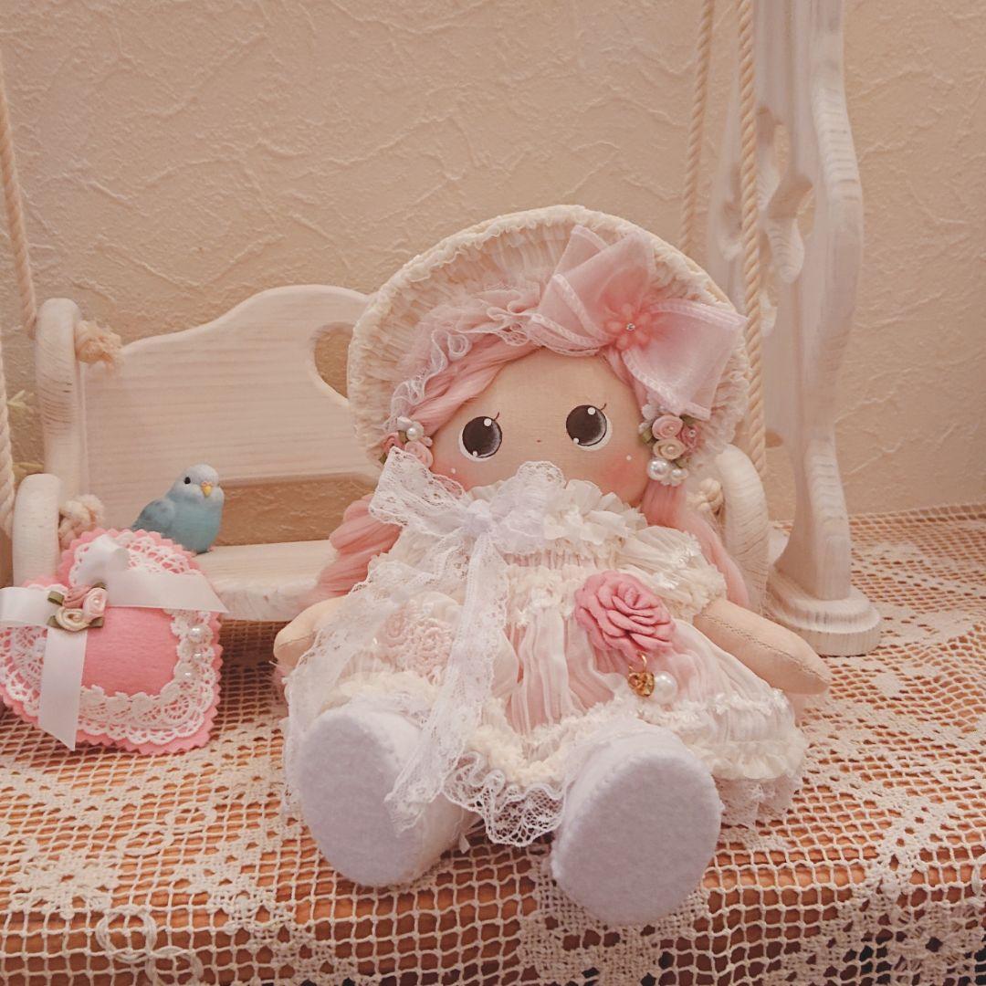 ❁ハンドメイドドール❁ロリータ❁ロリータボンネット❁お人形❁カントリードール