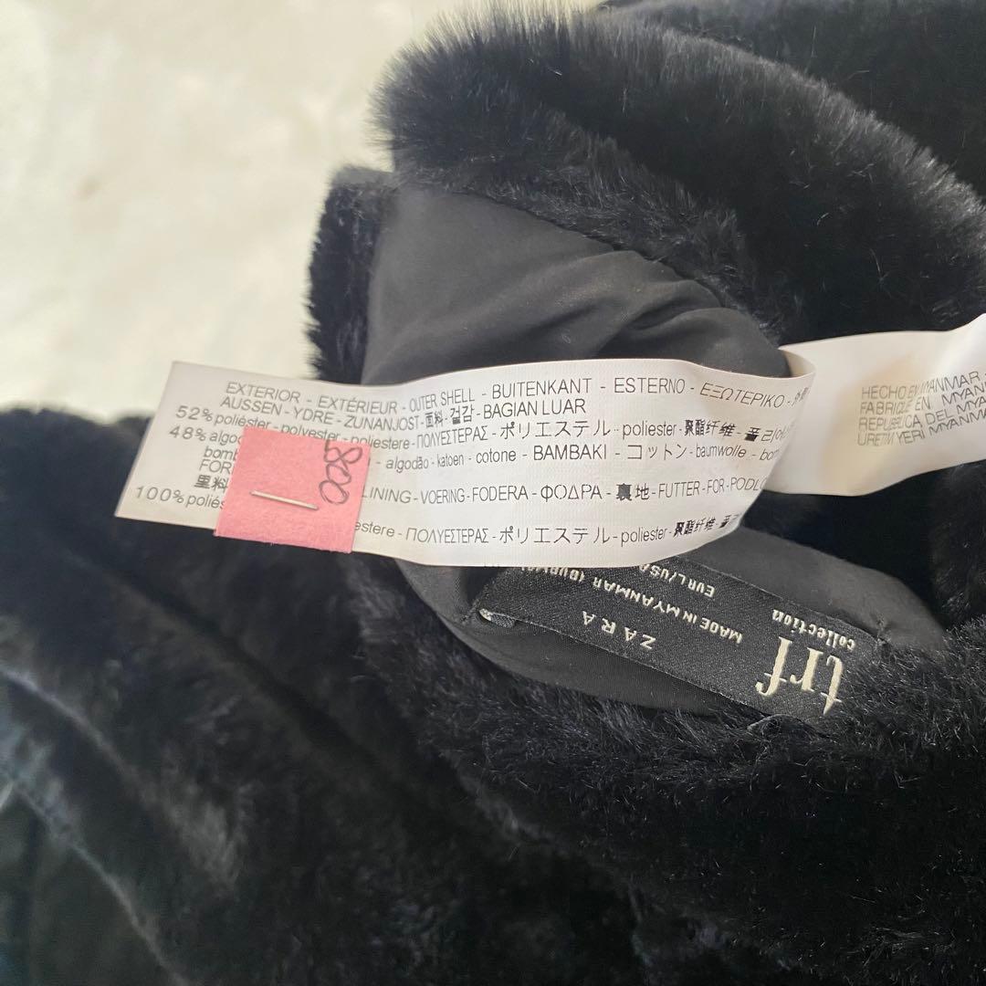ZARA trf ✨即完売品✨リバーシブル モッズコート ファーコート 金 金具