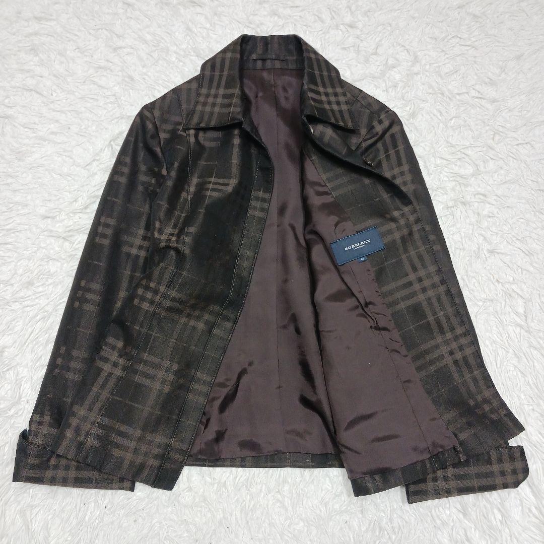 ✨未使用級✨サイズ42✨バーバリーロンドン　シャドーチェック　ジャケット