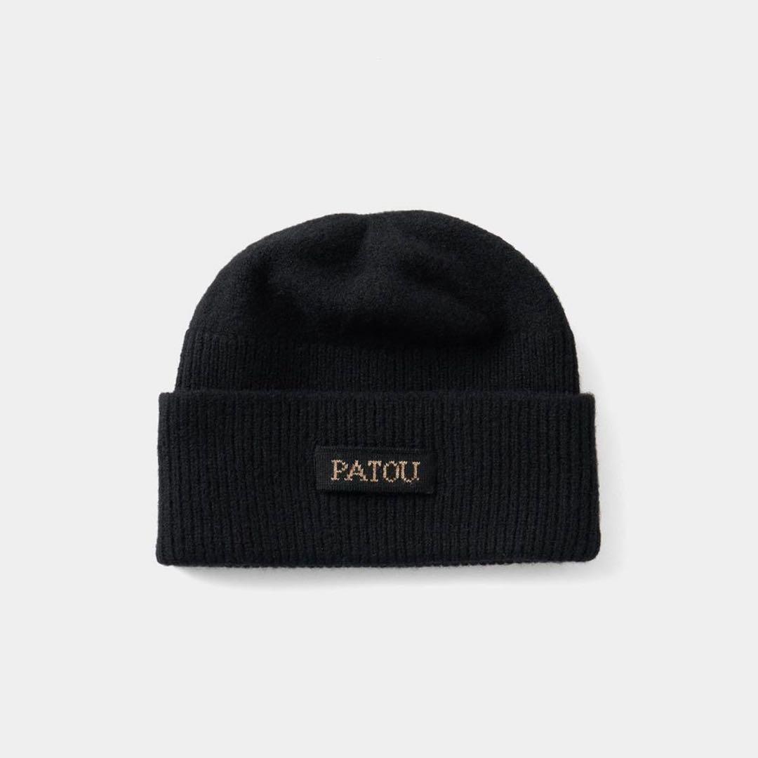 PATOU ブラック ニット帽