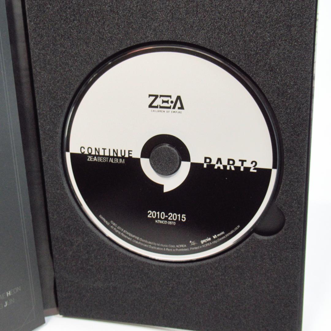 ZE:A ゼア CONTINUE 【韓国盤 CD2枚組】ベストアルバム