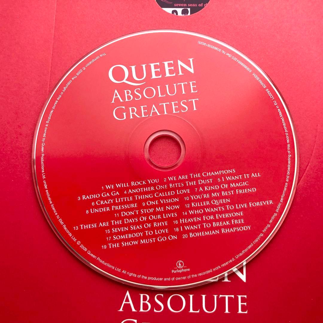 クイーン「QUEEN ABSOLUTE GREATEST」CD2枚組＋写真集