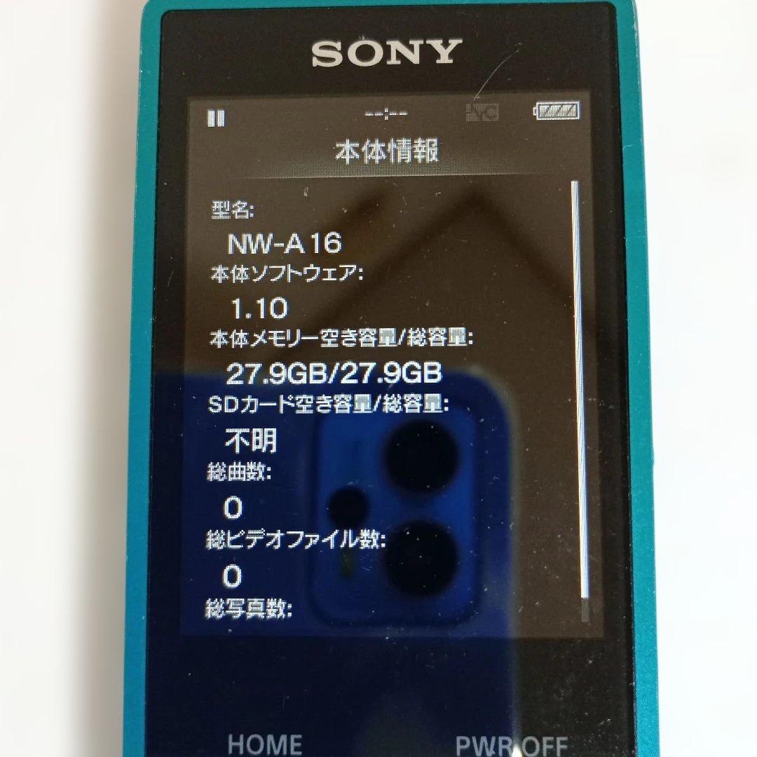 SONY WALKMAN Aシリーズ NW-A16 32GB ハイレゾ　ブルー