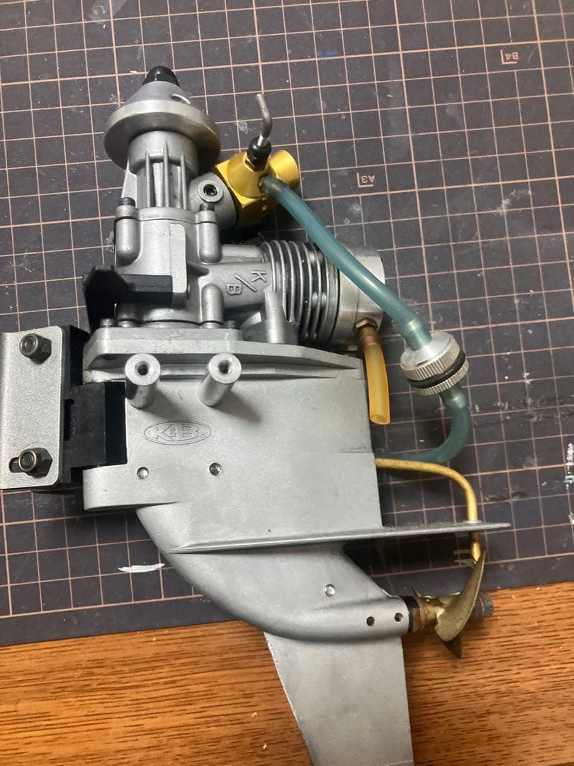 希少！！K&B 3.5cc ニトロ船外機 ラジコンボート用