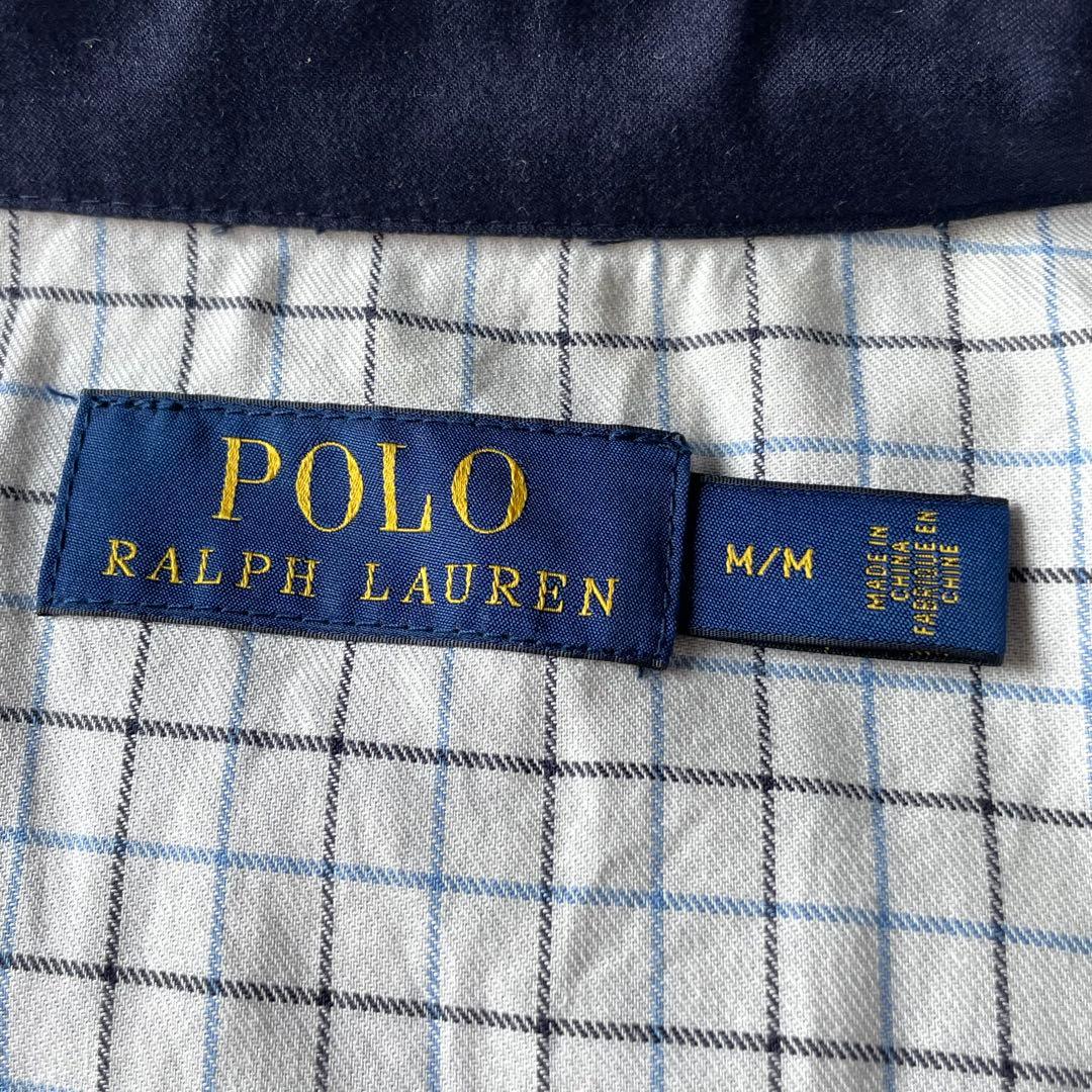 ジャケット・アウター polo ralph lauren swing top navy m pony