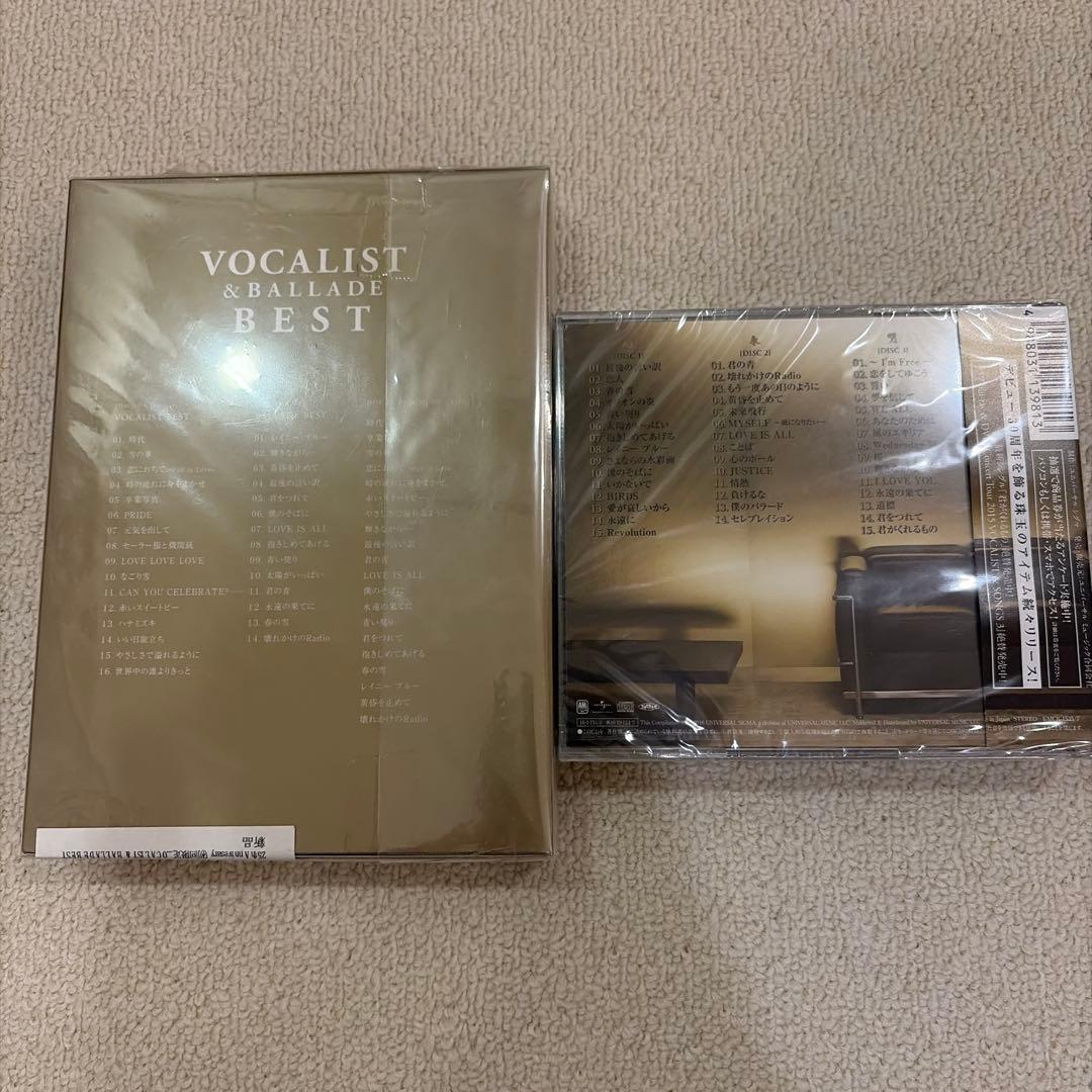 徳永英明 CD&DVDセット　ヴォーカリスト&バラード他