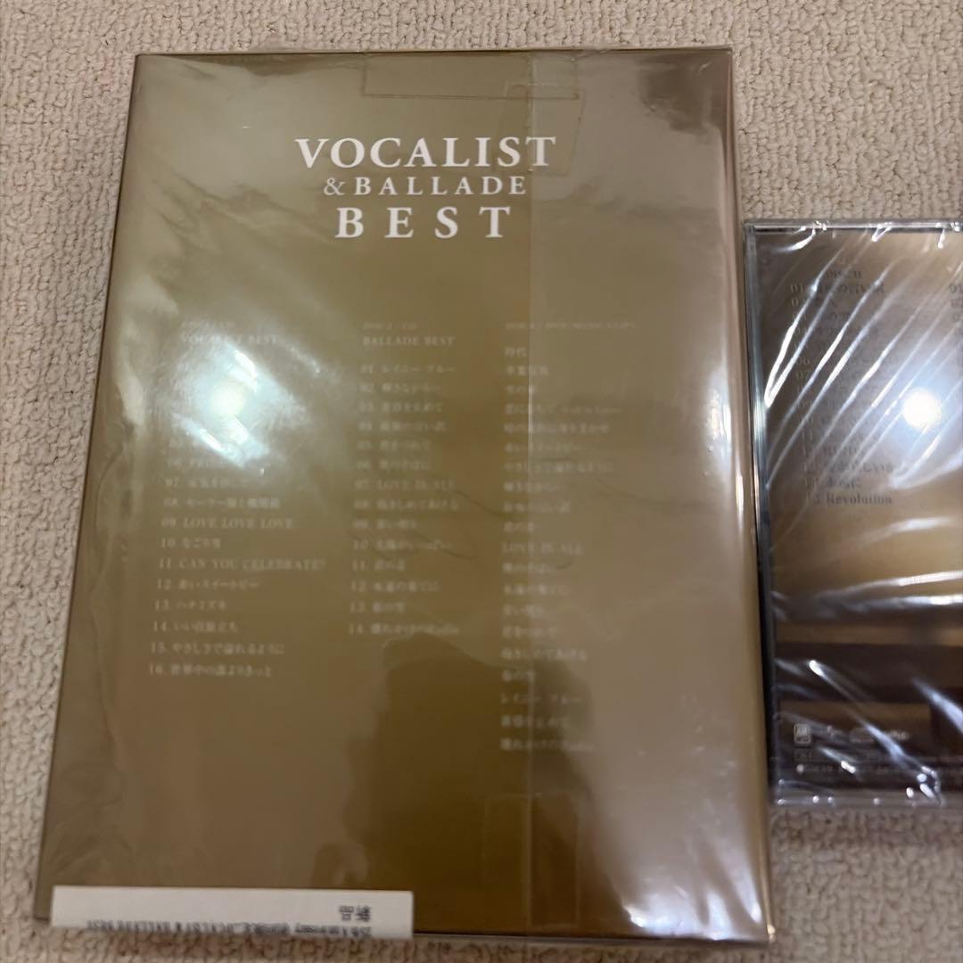 徳永英明 CD&DVDセット　ヴォーカリスト&バラード他