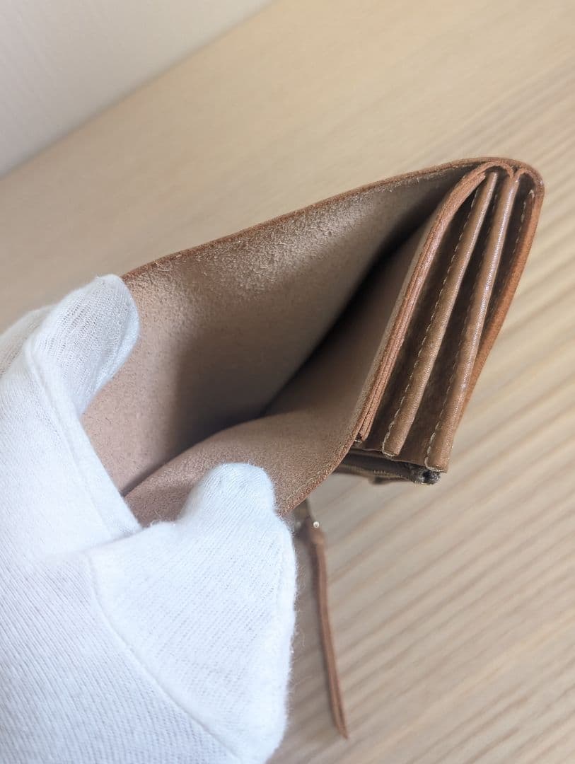美品　Dono ドーノ　メールウォレット　ミディアム