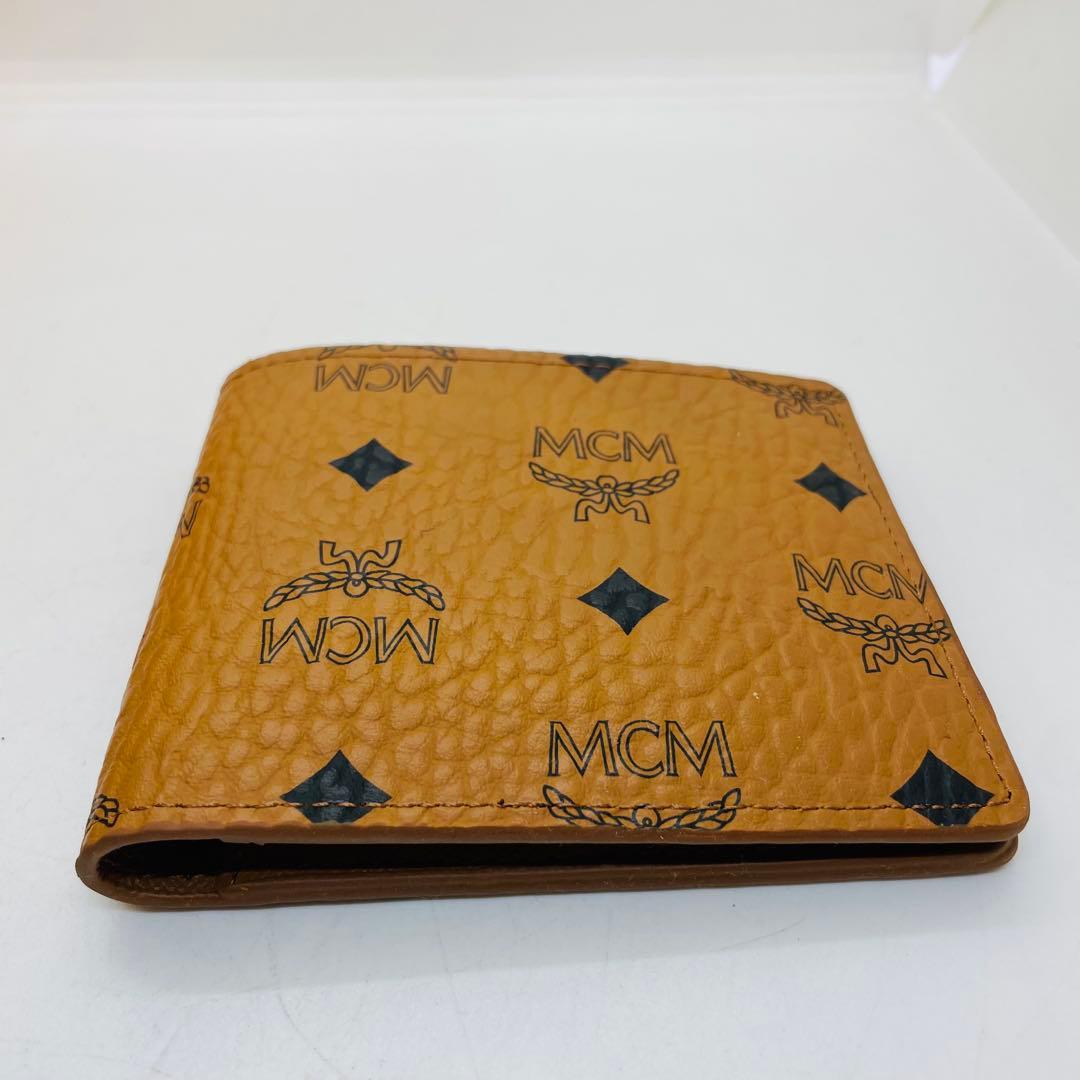 【kk/2.20】MCM ヴィセトス オリジナル 二つ折りウォレット 箱付き