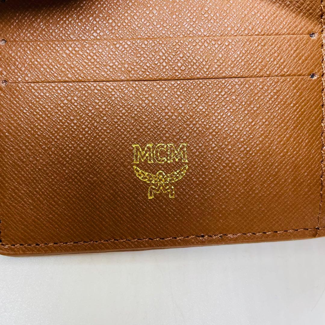 【kk/2.20】MCM ヴィセトス オリジナル 二つ折りウォレット 箱付き