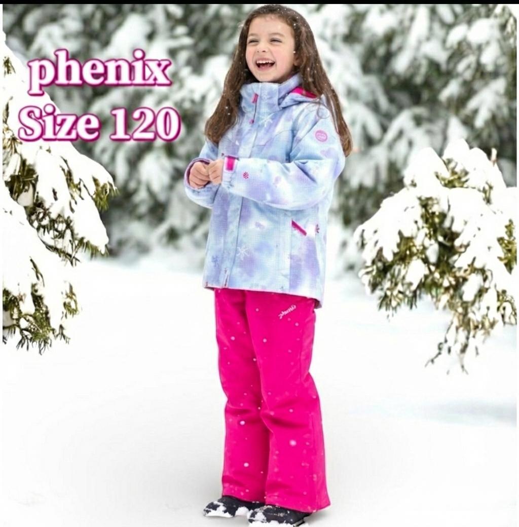 【Phenix フェニックス】キッズ スキーウェアセット　雪柄　120 即発送
