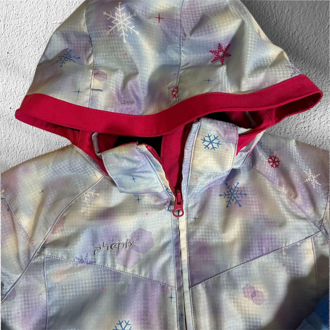 【Phenix フェニックス】キッズ スキーウェアセット　雪柄　120 即発送