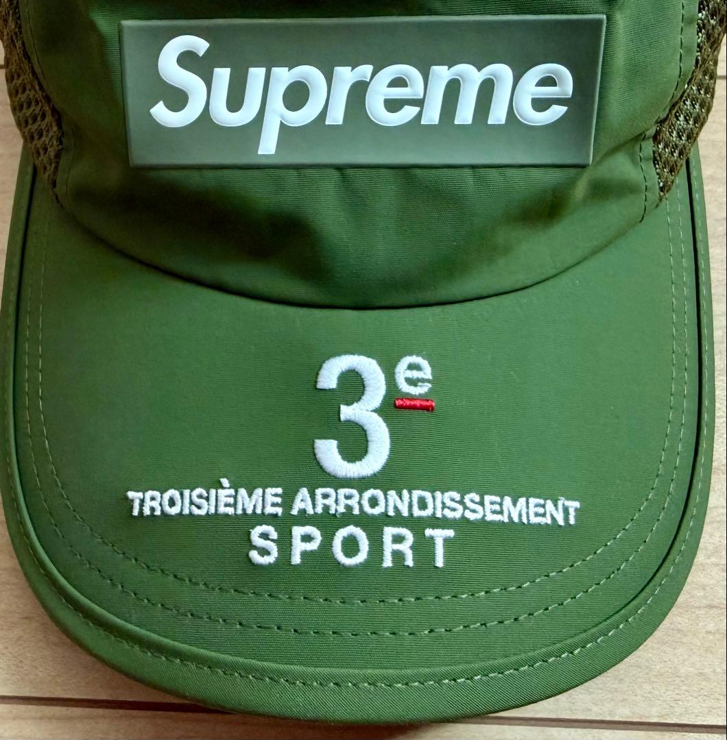 帽子 Supreme Mesh Side Panel Camp Cap \"Olive\"