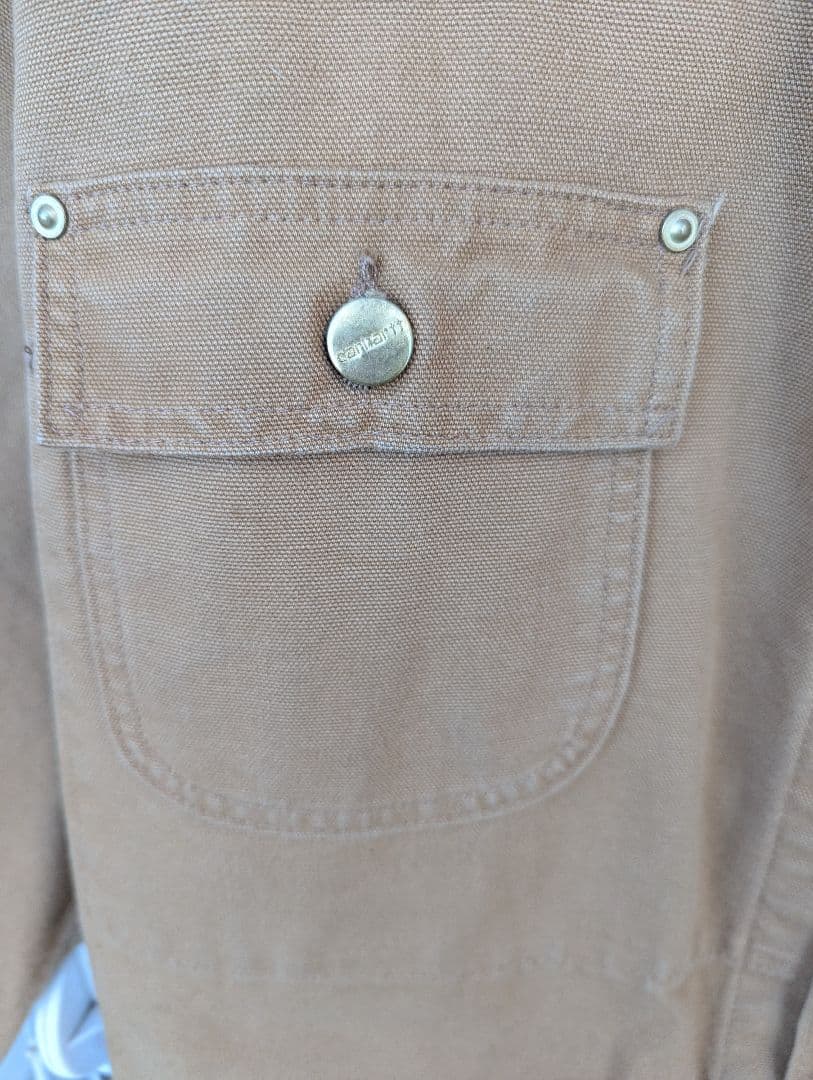 Carhartt　カバーオール希少裏地無しビンテージ　美品　sizeL