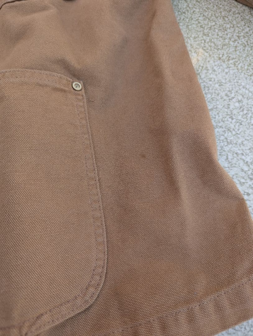 Carhartt　カバーオール希少裏地無しビンテージ　美品　sizeL