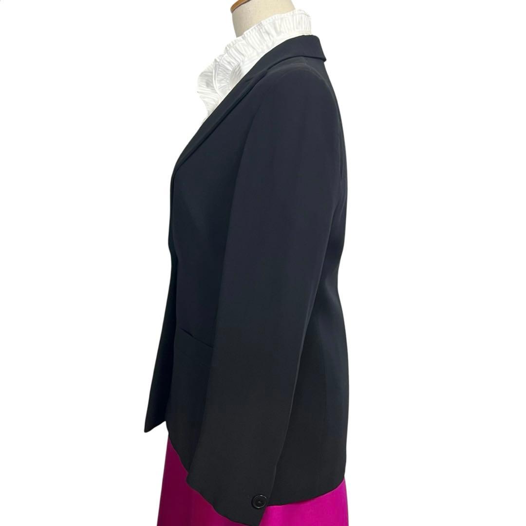 ★極美品★ MaxMara シルバータグ 黒ジャケット 38 入学式に　春秋