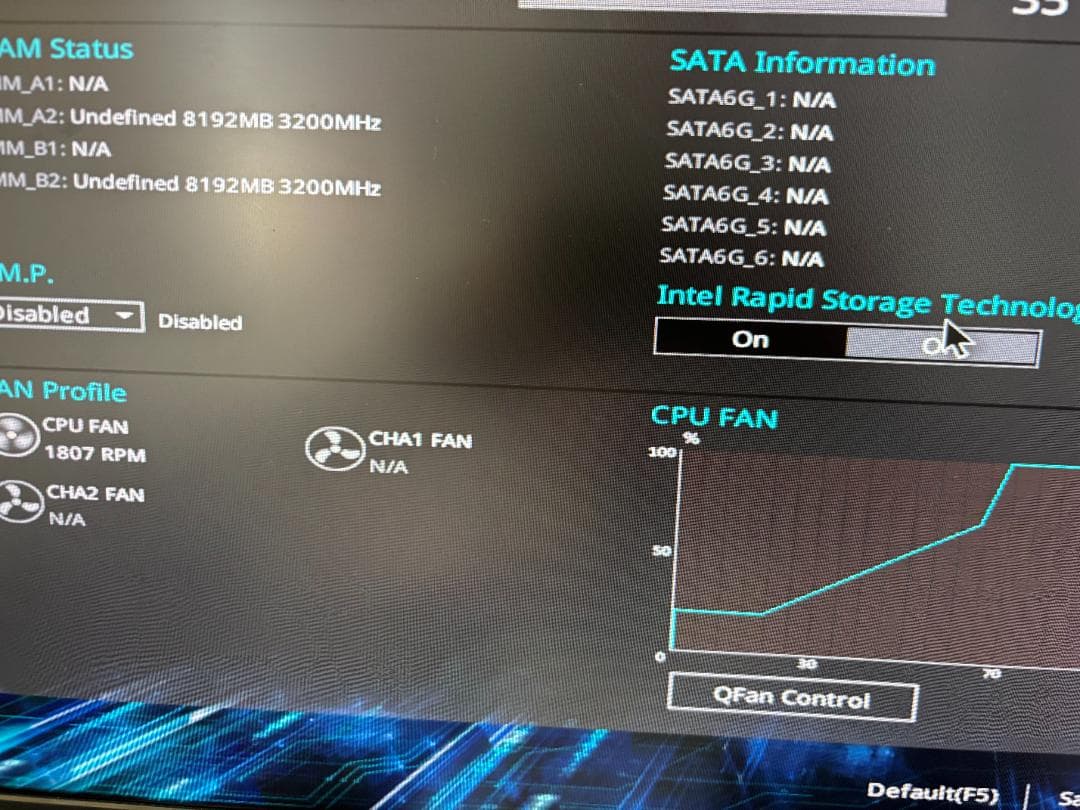 ASUS DDR4-3200 8GB×2枚 計16GB