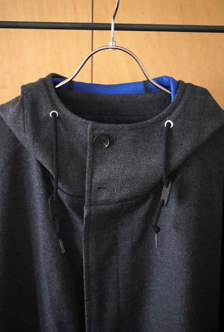 COMME des GARCONs Homme コート XS グレー×ブルー