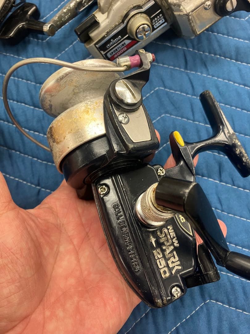 スピニングリールをまとめて18台（分解整備済）