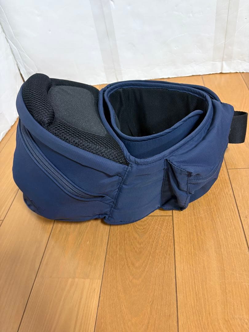 ポルバンアドバンス　ヒップシート　ダブルショルダー　POLBAN ネイビー