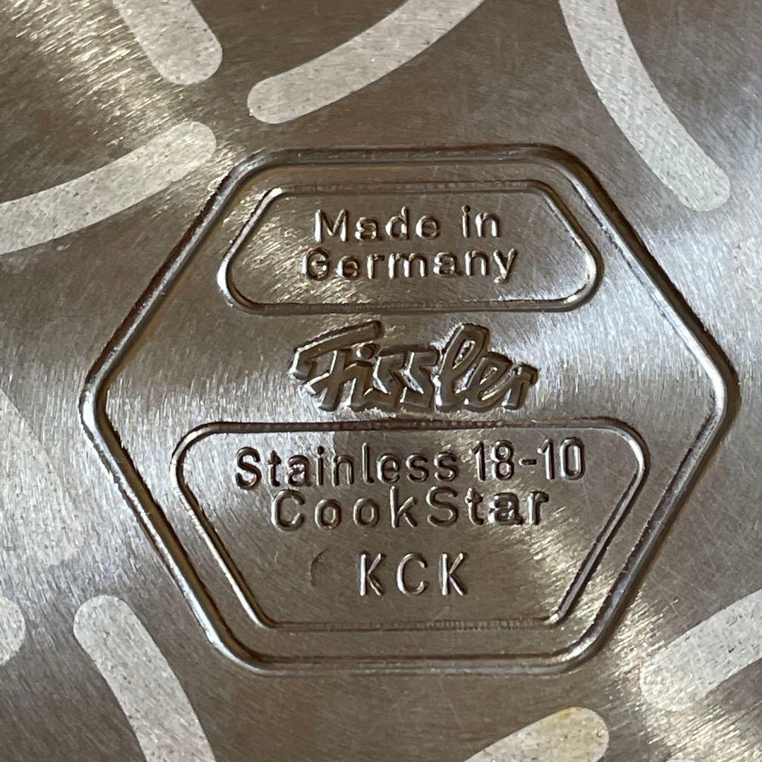 フィスラー (Fissler) パスタ鍋 ステンレス 両手鍋20cm