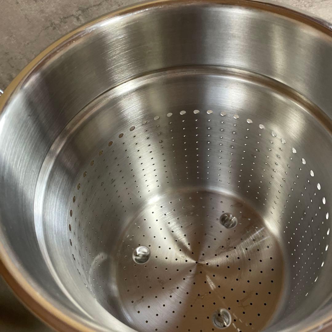 フィスラー (Fissler) パスタ鍋 ステンレス 両手鍋20cm