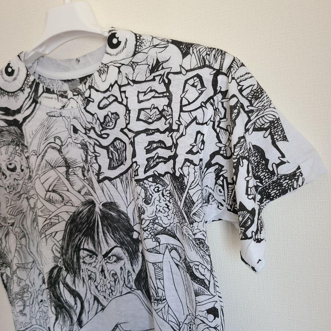 septicdeath tシャツ pushead　パスヘッド バンT　90s