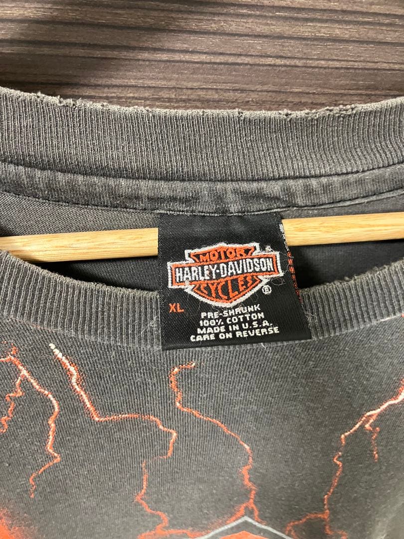 【Harley-Davidson】XL Tシャツ サンダー ライトニング