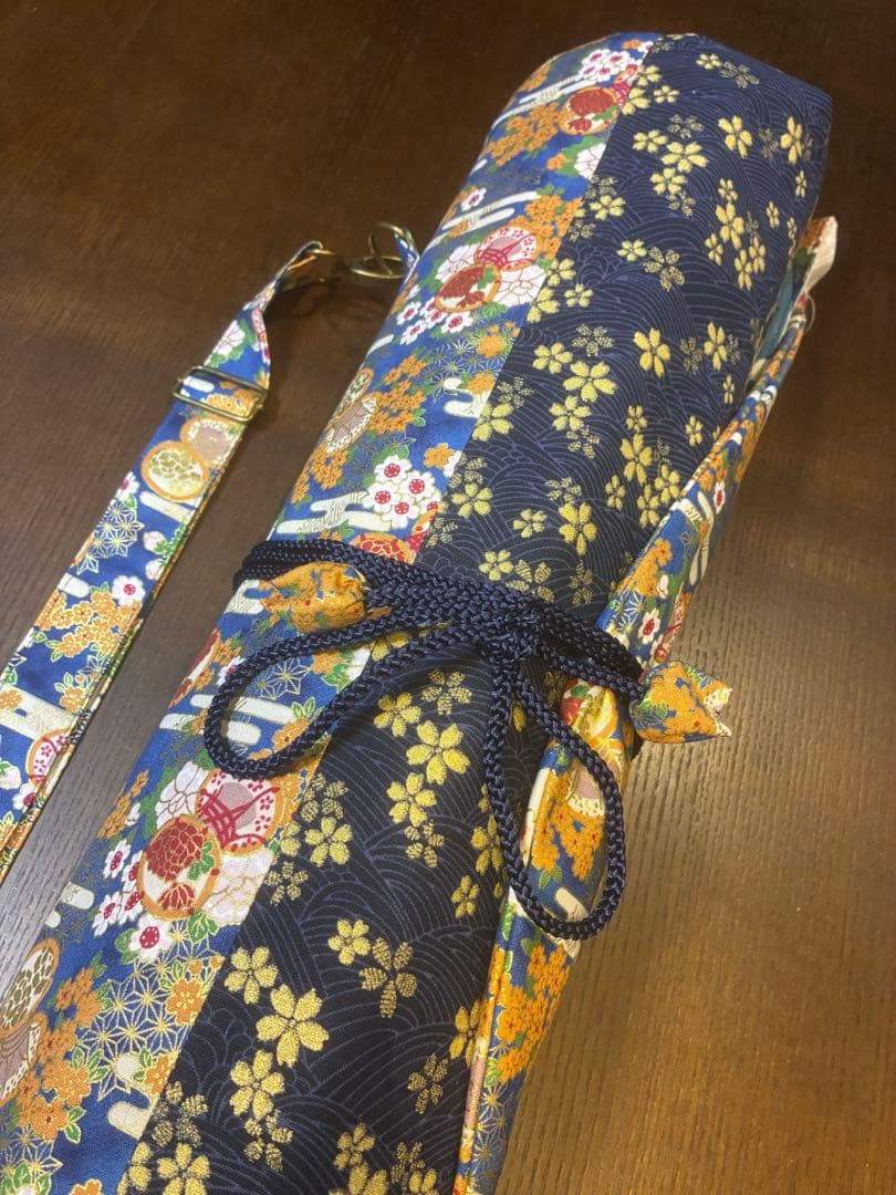 ✴︎ 専用品です　✴︎63㎝の笛用の巻き篠笛袋と 腰ベルト付きの笛袋