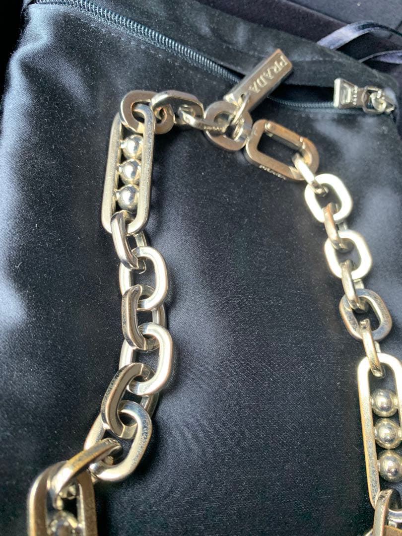 PRADA 2019AWネックレス　シルバー925　Matty着用モデル