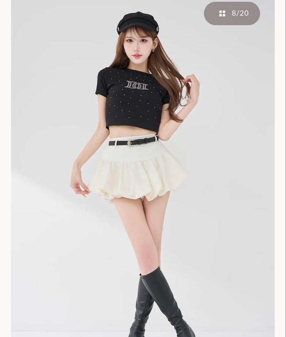 Darich ダーリッチ パールストーンロゴTシャツ
