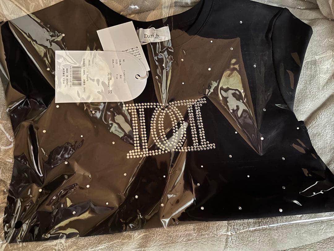 Darich ダーリッチ パールストーンロゴTシャツ
