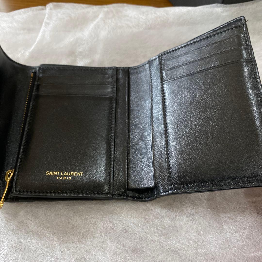 SAINT LAURENT ブラック財布