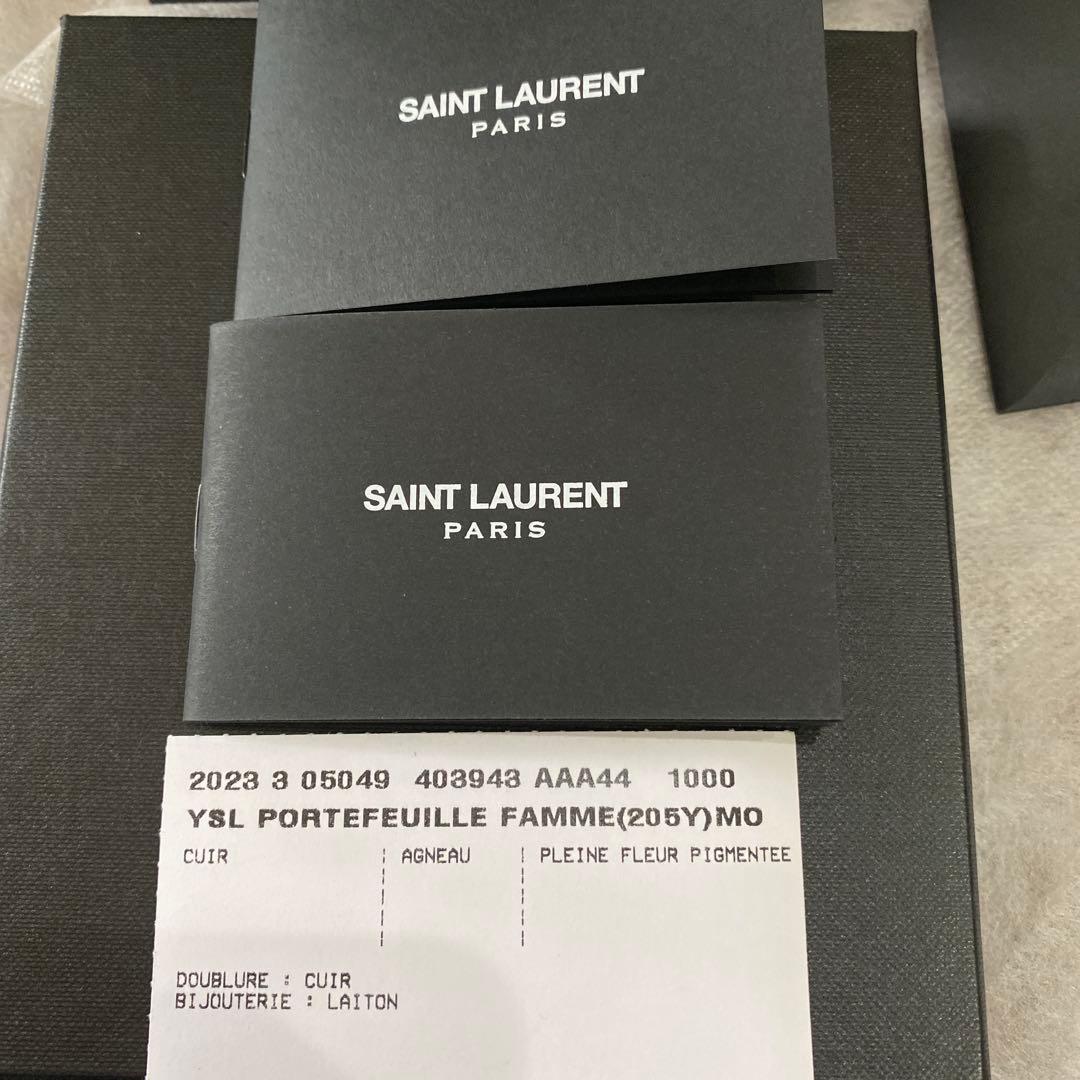 SAINT LAURENT ブラック財布