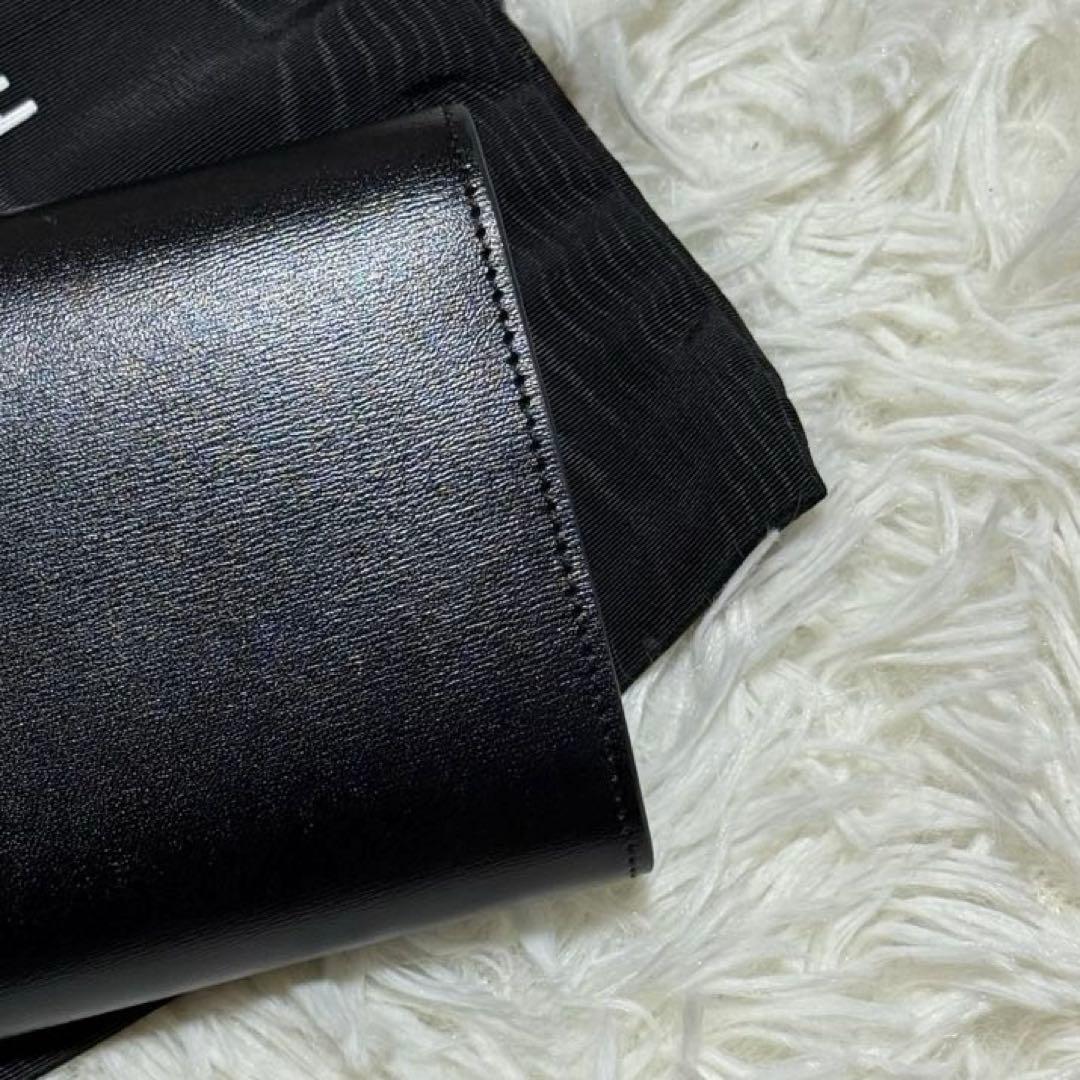 新品未使用✨ CELINE セリーヌ　トリオンフ　三つ折り財布　ブラック