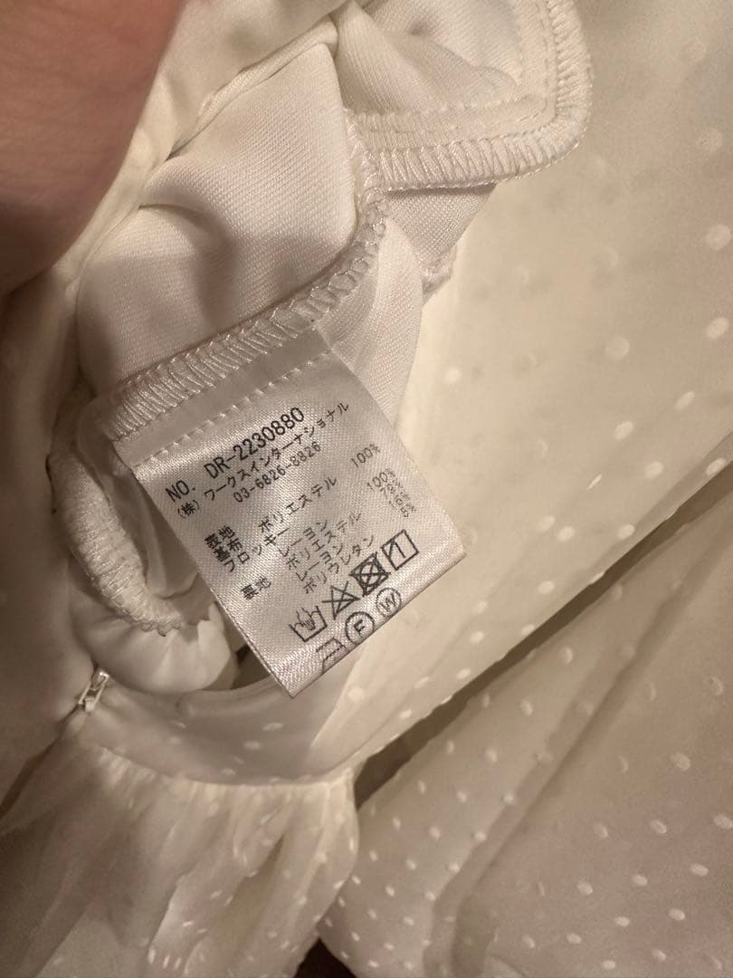 美品　クリーニング済　ツルバイマリコ　ワンピース　Rilke ドット