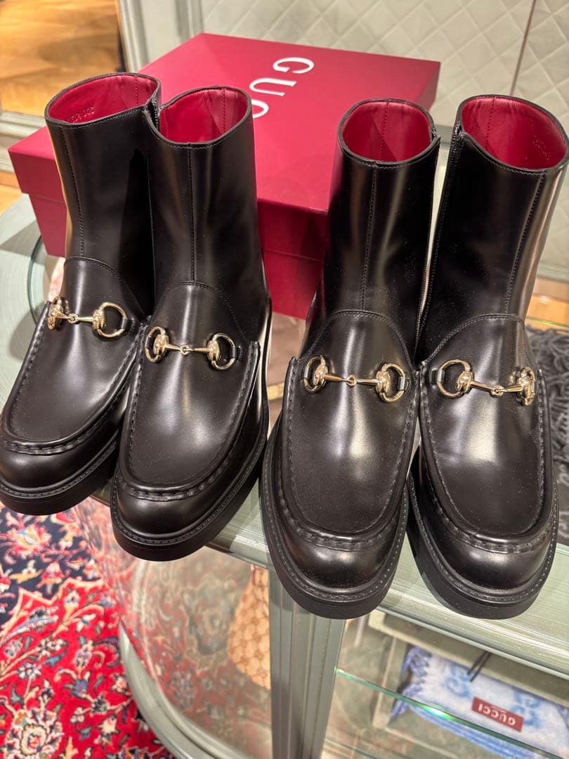 satoka グッチ　GUCCI ショートブーツ　現行品