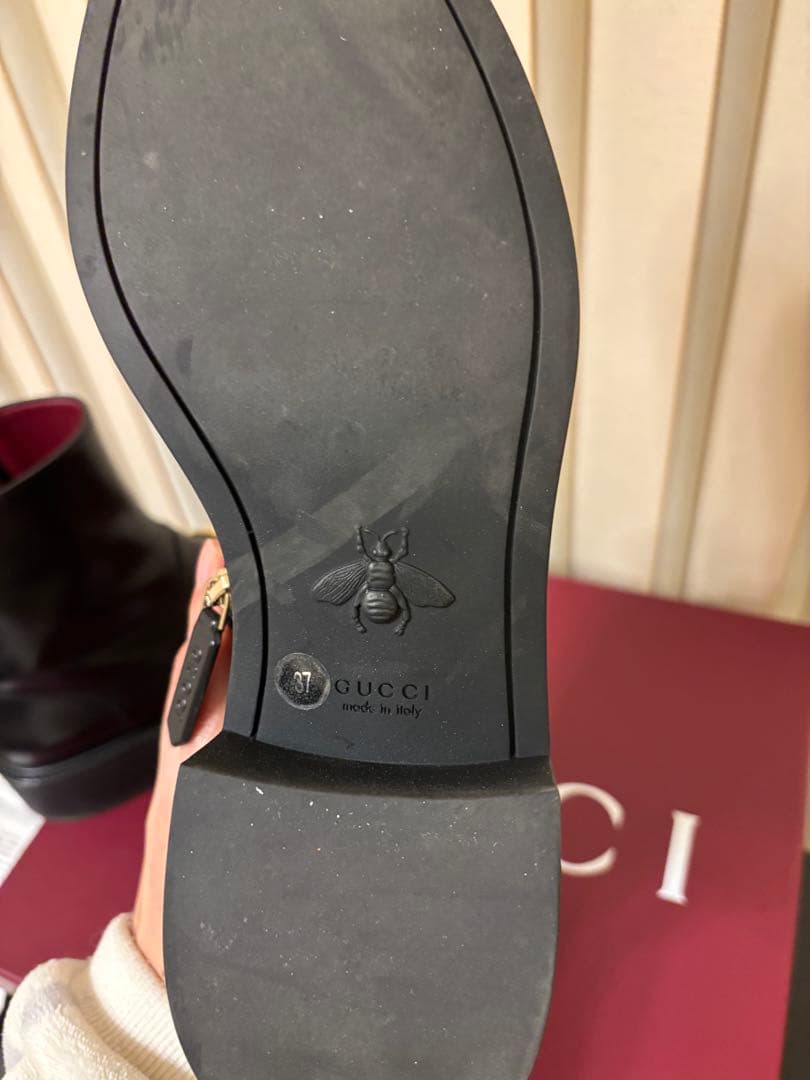 satoka グッチ　GUCCI ショートブーツ　現行品
