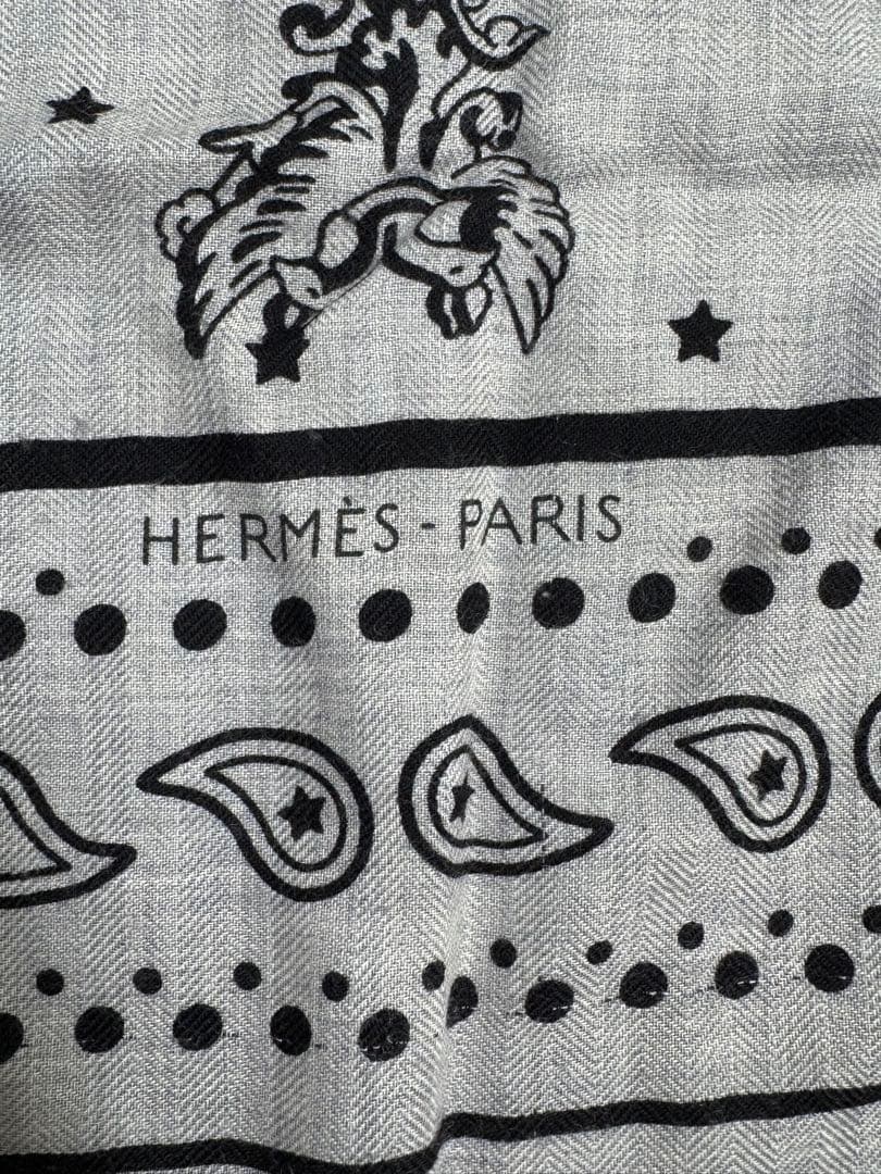 鍵モチーフ【HERMES】バンダナ カシシル ストール
