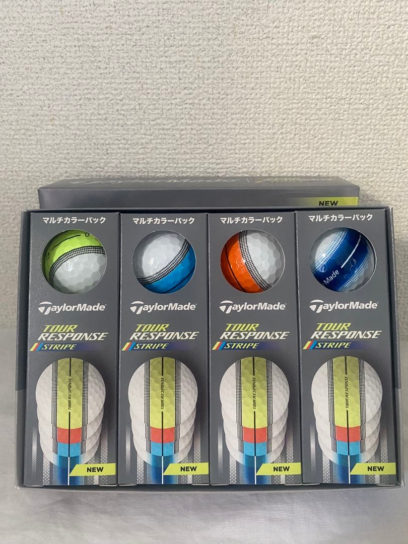 TaylorMade Tour Response Stripe マルチカラー2箱