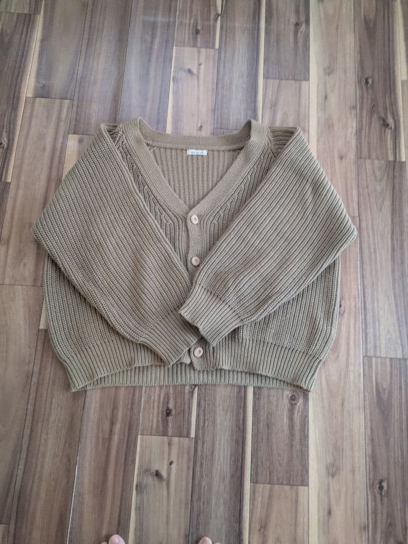 【seed and soil】Organic cotton cardigan