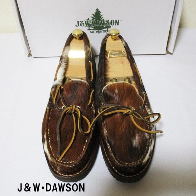 【新品】J&W.DAWSON ハラコ PONYモカシン Vibram71/2