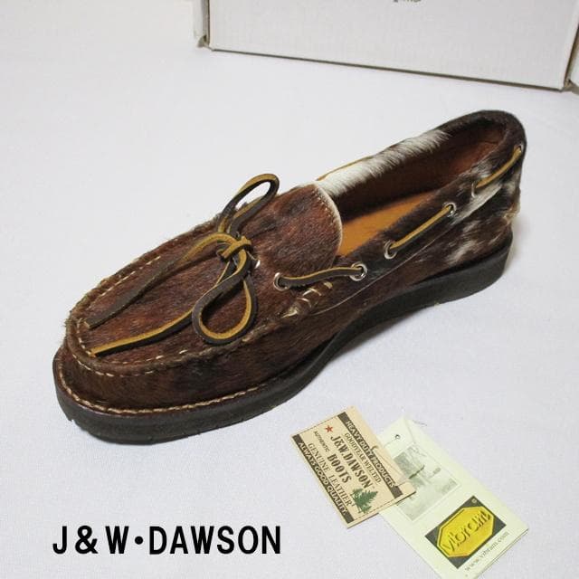 【新品】J&W.DAWSON ハラコ PONYモカシン Vibram71/2
