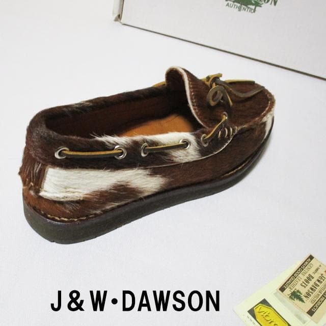 【新品】J&W.DAWSON ハラコ PONYモカシン Vibram71/2